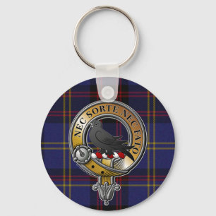 Porte-clés Rutherford Tartan & Badge