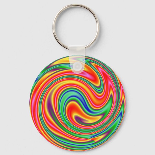 Porte-clés RW Rainbow Swirl (Recto)