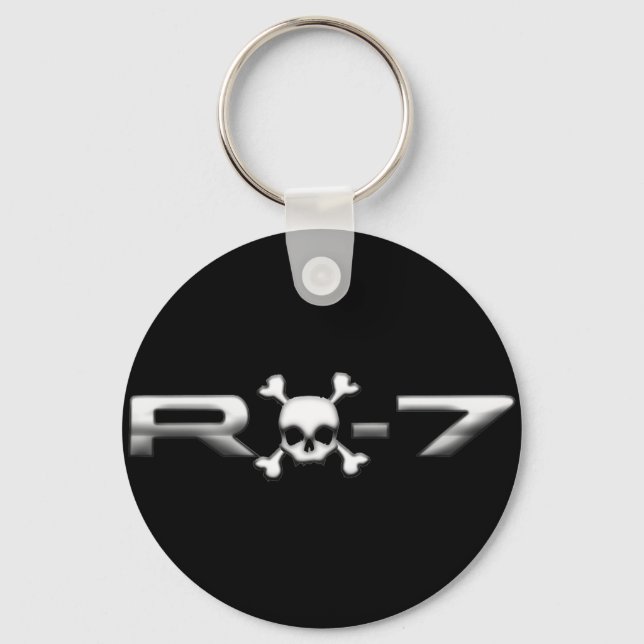 Porte-clés RX7 with a skull (Recto)