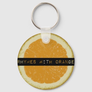 Porte-clés Rymes avec Porte - clé orange