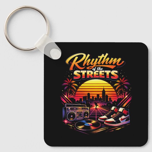 Porte-clés Rythme des rues (Recto)