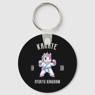 Porte-clés Ryukyu Karate Unicorn - Karateka Japon