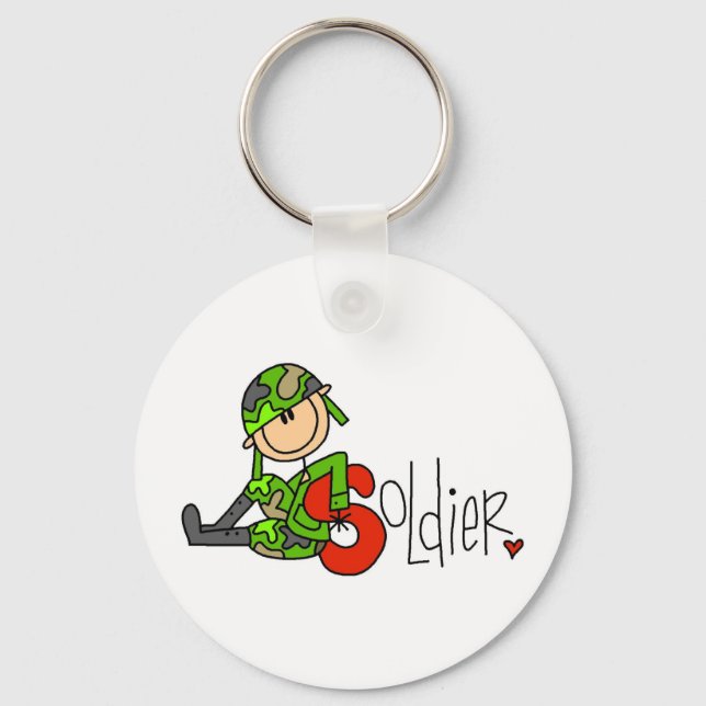Porte-clés S est pour Soldat (Recto)