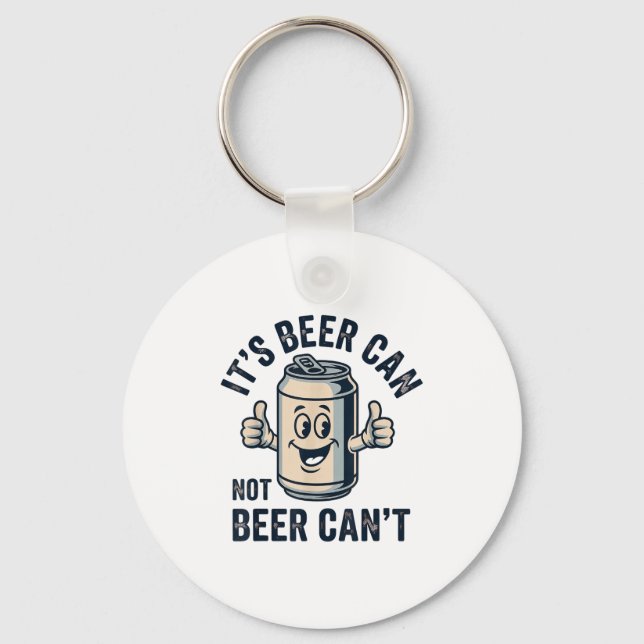 Porte-clés Sa bière peut pas bière  (Recto)