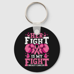 Porte-clés Sa Lutte Est Ma Lutte Gants De Boxe De Combat Canc