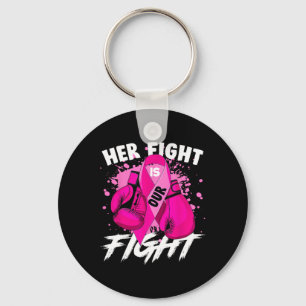 Porte-clés Sa Lutte Est Notre Lutte Contre Le Cancer Du Sein 