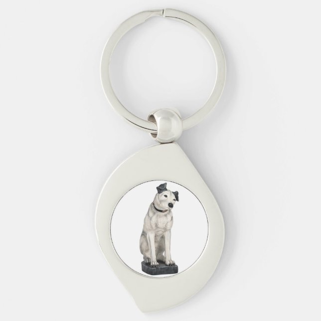 Porte-clés Sa Maîtrise Signature de la Voix Nipper Le Chien (Devant)