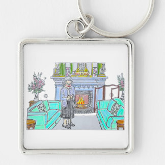 Porte-clés Sa Majesté la reine Elizabeth II