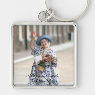 Porte-clés Sa Majesté la reine Elizabeth La reine-mère 1988