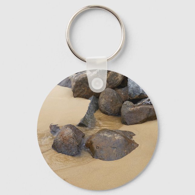 Porte-clés Sable et pierres (Recto)