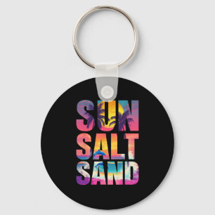 Porte-clés Sable Soleil Sable Summer Beach Vibes Famille Vaca