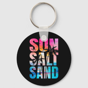 Porte-clés Sable Soleil Sable Vacances été Hawaii Beach Funny