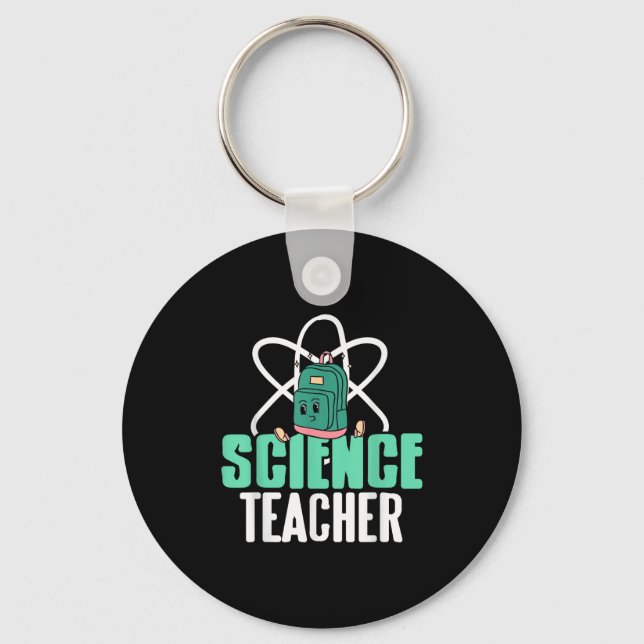 Porte-clés Sac à dos drôle de professeur de sciences Humour s (Recto)