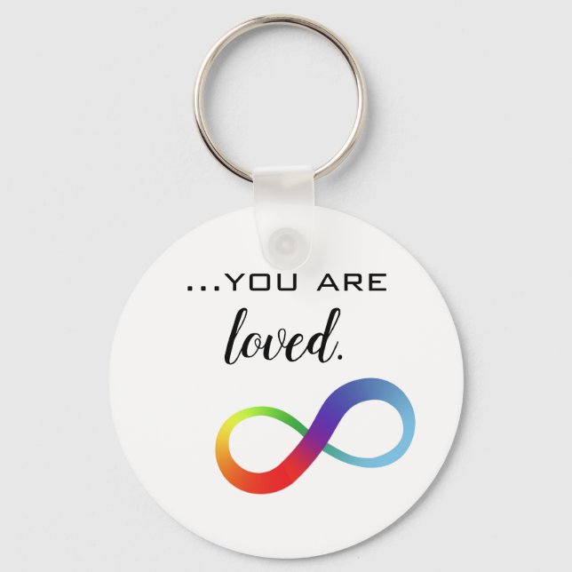 Porte-clés Sac à main Fierté LGBTQ+ Infini (Recto)
