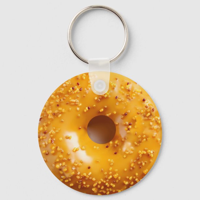 Porte-clés Sac Bagel Drôle Promotionnel  (Recto)