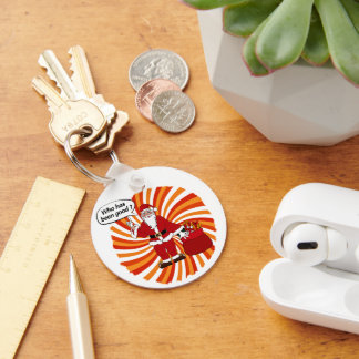 Porte-clés Sac cadeau père Noël