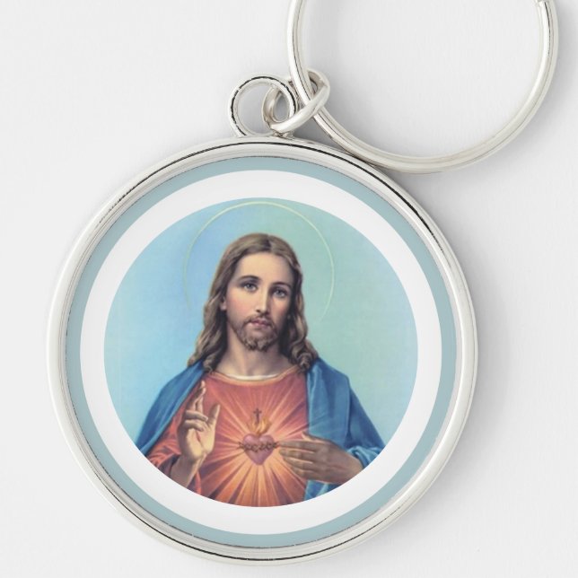 Porte-clés Sacré Coeur de Jésus (Devant)