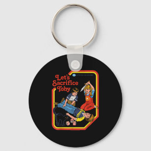 Porte-clés Sacrifiez Toby Occulte Rétro Vintage Amusant Adu