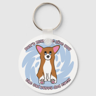 Porte-clés Sad Dog Eyes Pembroke Welsh Corgi Porte - clé