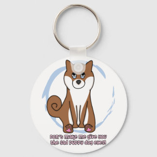 Porte-clés Sad Dog Eyes Shiba Inu Porte - clé