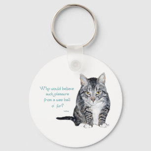 Porte-clés Sagesse de chat - Qui le croirait?