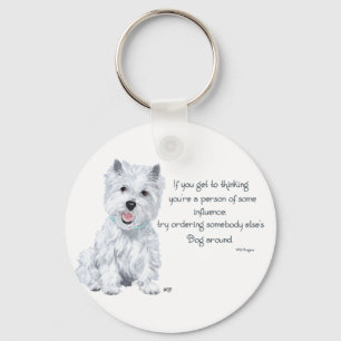 Porte-clés Sagesse de Westie - Influente?