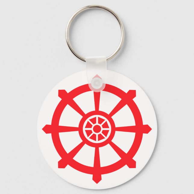 Porte-clés Sagesse Dharma Wheel (Recto)