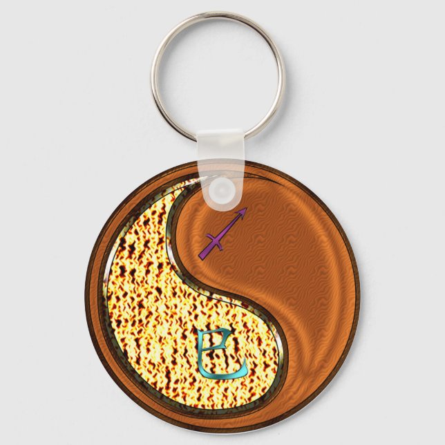 Porte-clés Sagittaire et Serpent à bois (Verso)