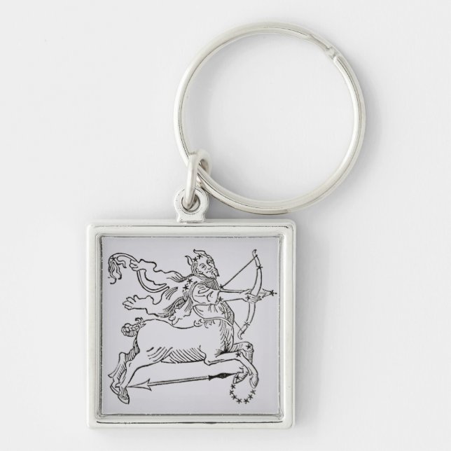 Porte-clés Sagittaire (le centaure) une illustration de (Devant)