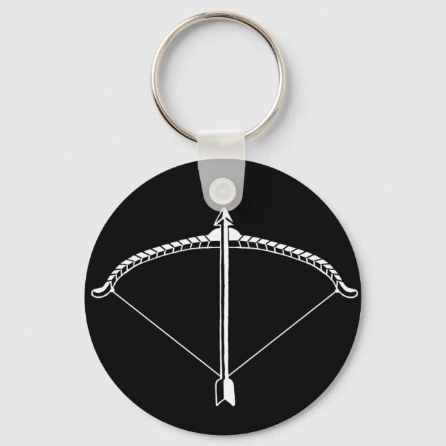 Porte-clés Sagittaire noir et blanc Porte - clé (Recto)