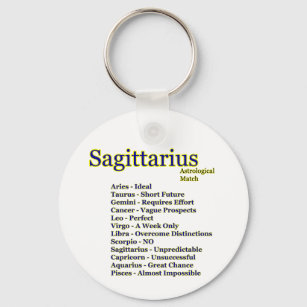 Porte-clés Sagittarius Astrological Match Le MUSÉE Zazzle G