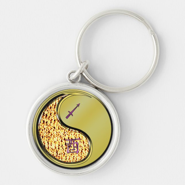 Porte-clés Sagittarius & Rooster Métal (Devant)