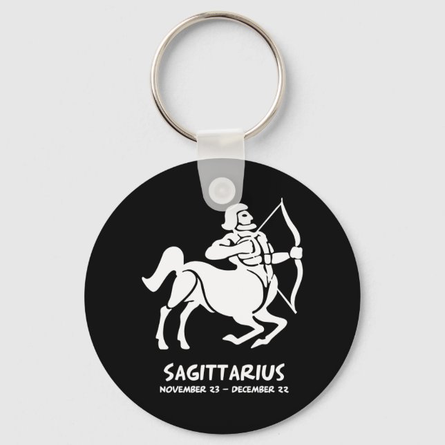 Porte-clés Sagittarius signe zodiaque (Recto)