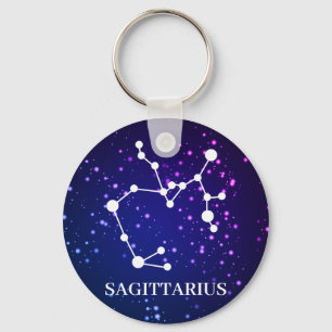 Porte-clés Sagittarius Zodiac Constellation Design