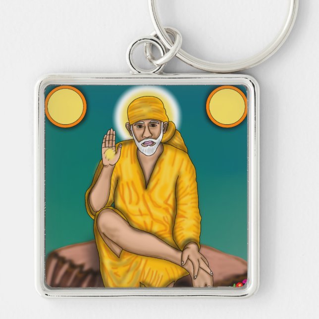 Porte-clés Sai Baba Porte - clé (Devant)