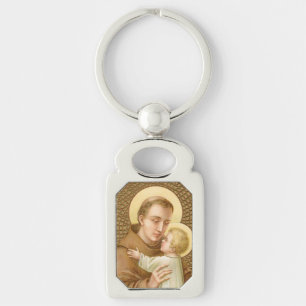 Porte-clés Saint Antoine de Padoue et Christ Enfant (JM 05) R