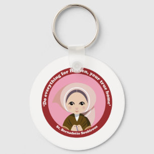 Porte-clés Saint Bernadette Soubirous