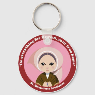 Porte-clés Saint Bernadette Soubirous
