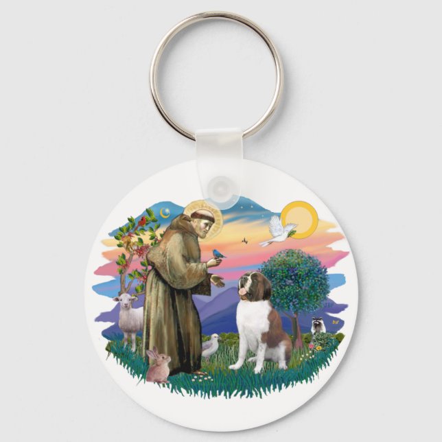 Porte-clés Saint Bernard (Recto)