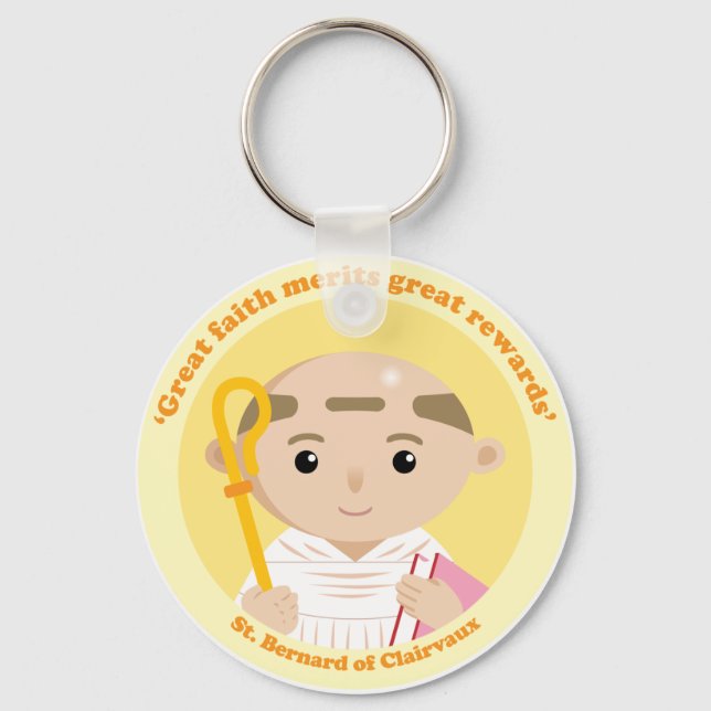 Porte-clés Saint Bernard de Clairvaux (Recto)