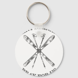 Porte-clés Saint Bernard De Montjoux Neige Ski Cadeaux Hiver