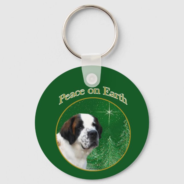 Porte-clés Saint Bernard Peace (Recto)