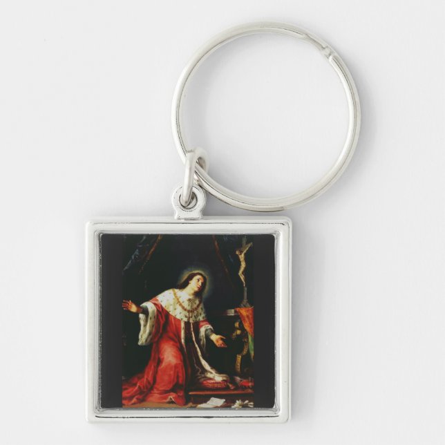 Porte-clés Saint Casimir Jagellon - Saint patron de la Pologn (Devant)