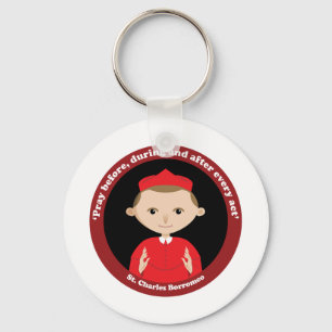 Porte-clés Saint Charles Borromeo