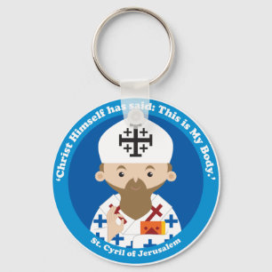 Porte-clés Saint Cyrille de Jérusalem