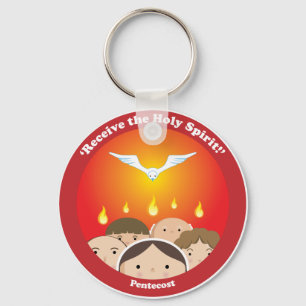 Porte-clés Saint-Esprit Pentecost
