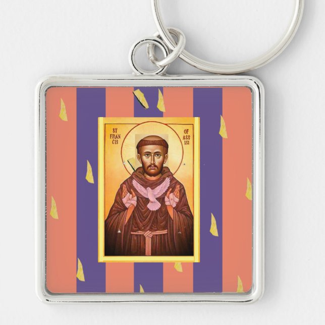 Porte-clés Saint François d'Assise (Devant)