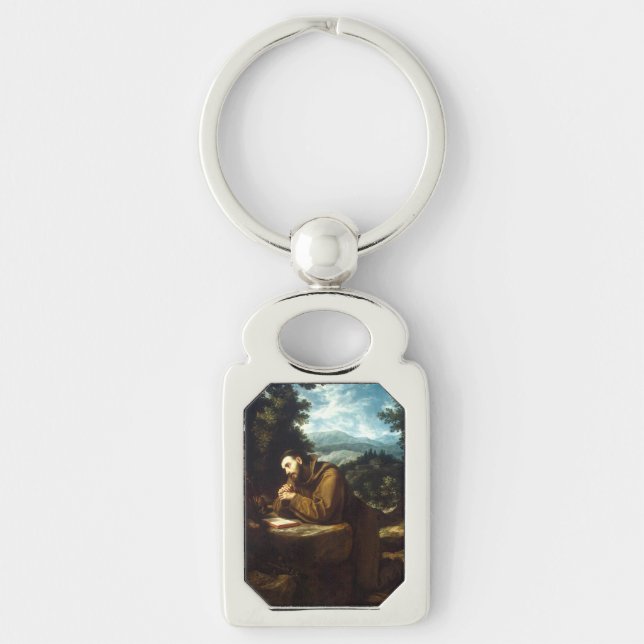 Porte-clés Saint François d'Assise Héraut de la Paix (Devant)