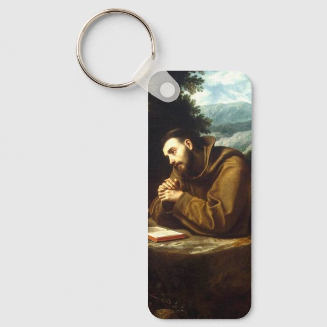 Porte-clés Saint François d'Assise Père Séraphique Beaux-Arts (Recto)