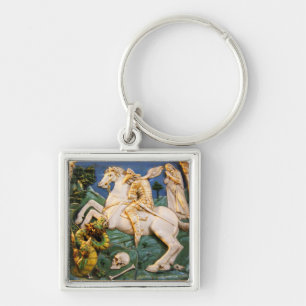 PORTE-CLÉS SAINT GEORGE, DRAGON ET PRINCESS